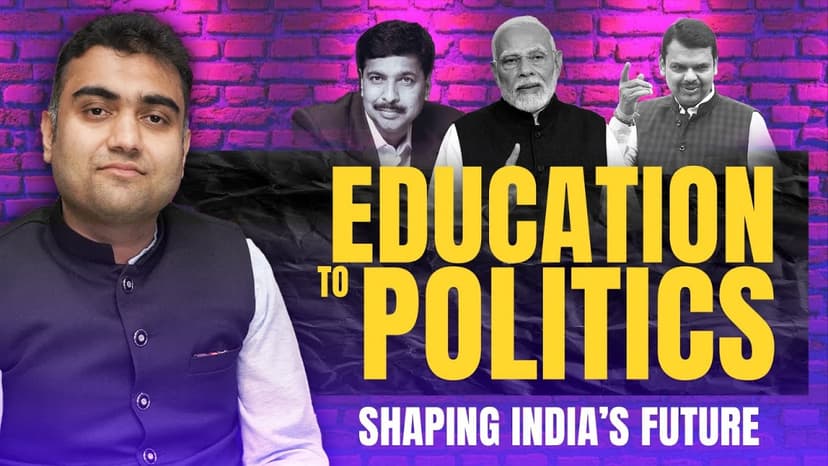Education to Politics: Shaping India's Future with Nikhil Vyas. 🇮🇳✨